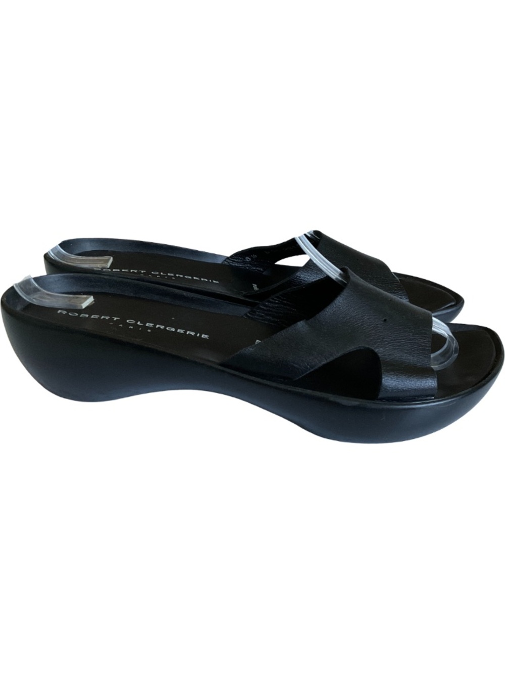Robert Clergerie Leather Slides
